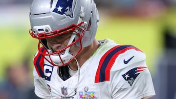 Maye was sacked six times as the New England Patriots were well beaten by the Seattle Seahawks in Santa Clara.