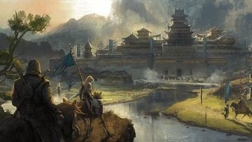 Artwork oficial con ambientaci&oacute;n oriental (China).