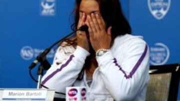 Bartoli se retira a los 28 años: "Mi cuerpo no puede más"