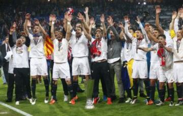 El Sevilla campeón de la Europa League.