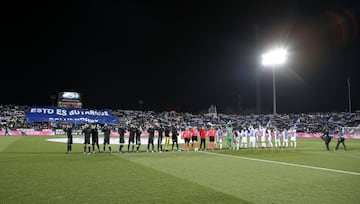 Starting line-ups.