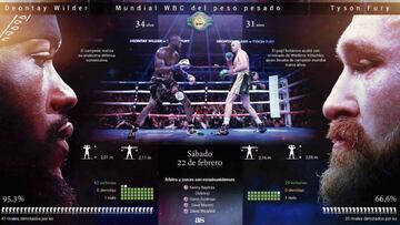 Gr&aacute;fico sobre el WIlder vs Fury 2.