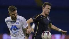 Henríquez y Junior no pudieron celebrar con Dinamo Zagreb