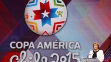 Imagen de la ceremonia de presentación de la Copa América.