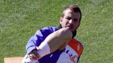 Van der Vaart se entrenó bien.