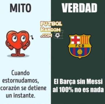 Los mejores memes del Barcelona - Atlético de Madrid