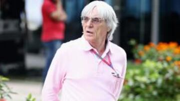 <b>EN FORMA. </b>A Bernie Ecclestone se le ve igual que siempre.