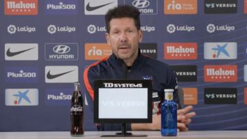 Simeone: "Diego Costa es muy positivo y fuerte mentalmente"