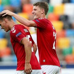 Dinamarca aprieta el grupo B tras vencer a Austria