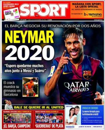 Portadas de la prensa deportiva