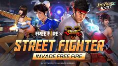 Evento Free Fire x Street Fighter; fecha, tráiler, aspectos de Chun-Li y Ryu, armas especiales y más