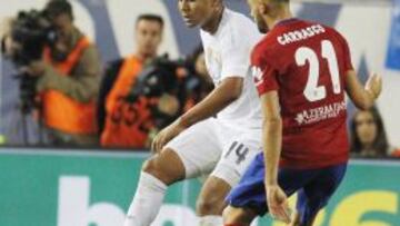 Casemiro, durante el partido.