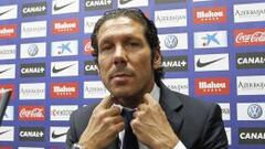 Simeone: "Cada vez estamos más cerca de Madrid y Barça"