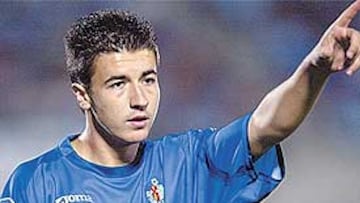 <b>NÚMERO UNO. </b>Gabi se ha convertido en el primer jugador del Getafe en ser llamado por la Selección.