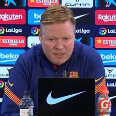 Koeman: "¿Quejas del Madrid? Yo ya dije lo que pensaba..."