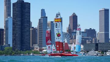 España va a más en la primera prueba en agua dulce de la historia de SailGP