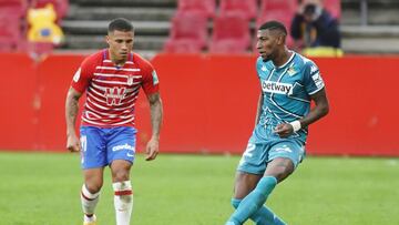 20/12/20 PARTIDO PRIMERA DIVISION
GRANADA - BETIS
En la imagen E. Royal (Real Betis) y Machis (Granada CF)