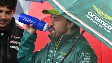 Fernando Alonso (Aston Martin). Silverstone, Gran Bretaña. F1 2025.