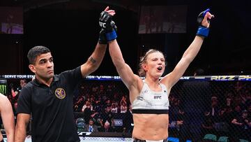 La francesa Manon Fiorot en el UFC Atlantic City.