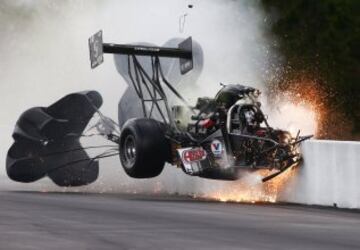 Accidente en el NHRA Gatornationals