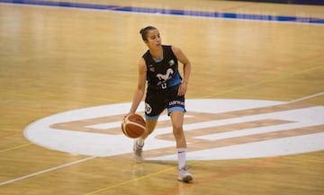 Andrea Malanda, durante un partido del Movistar Estudiantes.