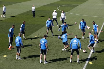 El Real Madrid prepara su partido contra el Huesca