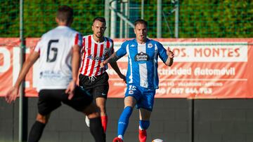 Raúl Carnero hizo su redebut con el Deportivo