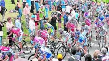 <b>TIFOSI. </b>Ayer ya hubo gran expectación en los repechos.