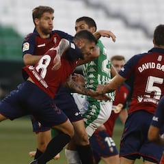 Osasuna pone fin a su buena racha frente al Betis