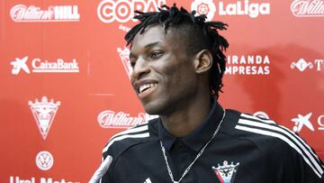 Jackson, durante su presentación oficial.