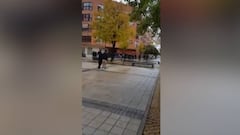 Lamentable: sillazos en Getafe entre ultras del Zaragoza