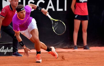 Nadal in Rome this afternoon.