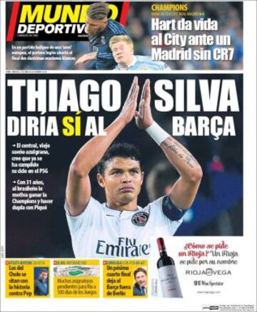 Portadas de la prensa mundial