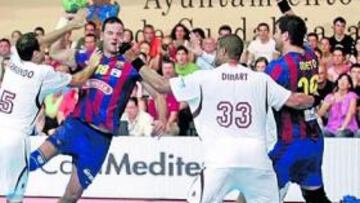 <b>LÍDER. </b>Iker Romero, ex Ciudad Real, lidera el ataque del Barça.