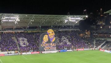 La afici&oacute;n del LAFC volvi&oacute; a reconocer a Kobe y Gianna Bryant al realizarle un peque&ntilde;o homenaje con un mosaico precio al partido del jueves ante Le&oacute;n.