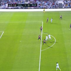 Los grandes movimientos de Maxi y Aspas en el decisivo 1-0