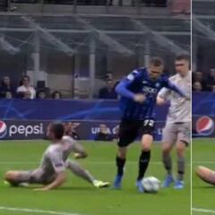 El VAR no corrige un penalti inexistente a favor del Atalanta