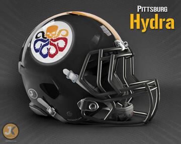 Cascos de NFL con la inspiración de Marvel y Stan Lee