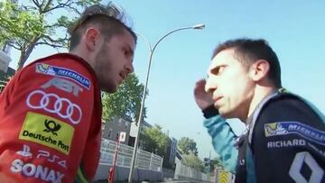 Monumental cabreo de Buemi tras perder el liderato con Di Grassi