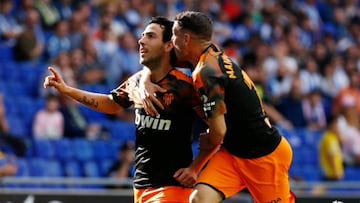 Espanyol 1-2 Valencia: goles, resumen y resultado