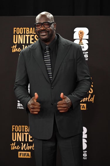 La leyenda del baloncesto Shaquille O'Neal.