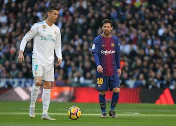 Lionel Messi is eight goals ahead of Cristiano Ronaldo in the battle for the Trofeo Pichichi, while the Barcelona star is also in pole position to secure the European Golden Shoe.