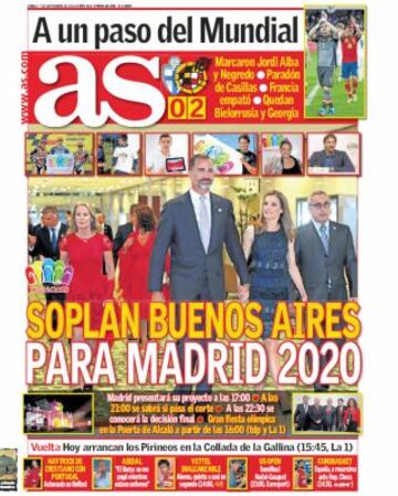 Las portadas de AS de septiembre