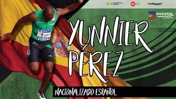 Yunier P&eacute;rez, velocista cubano nacionalizado hoy espa&ntilde;ol. 