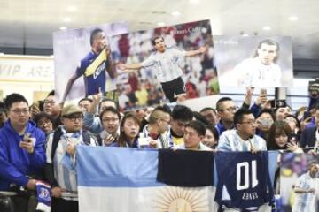 Carlos Tévez ya está en Shanghái.