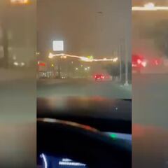 Video: incredible lightning strike in Guaymas captured by motorist