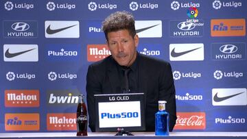 Simeone: "Hubiésemos cerrado el partido si hubiéramos convertido alguna de las situaciones de gol"