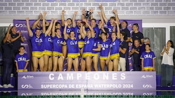 El CN Atlètic Barceloneta, campeón de la última Liga, revalidó el pasado domingo la Supercopa de España.