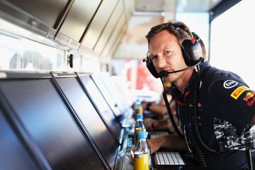 Christian Horner jefe de equipo de Red Bull. 