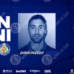 El Atleti cede a Dario Poveda al Getafe una temporada